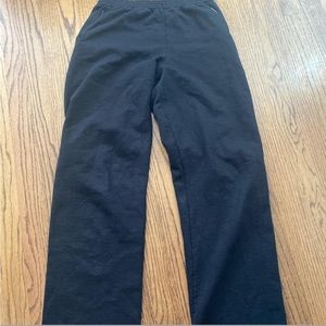 champion black wide leg sweats